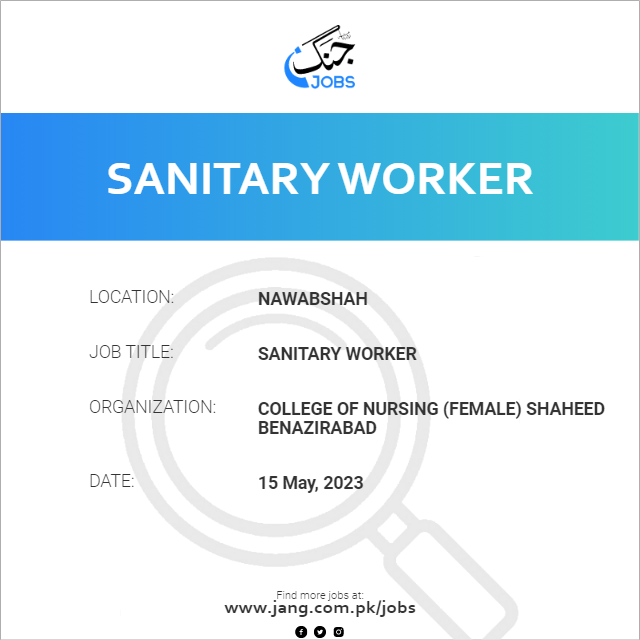 Sanitary Worker