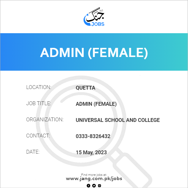 Admin (Female)