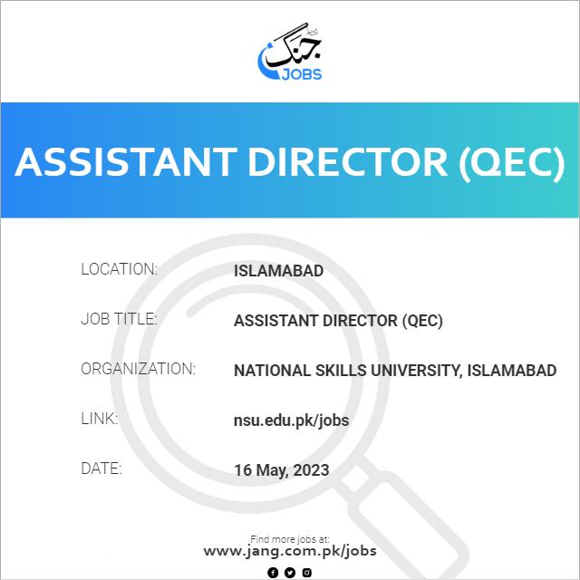Assistant Director (QEC)