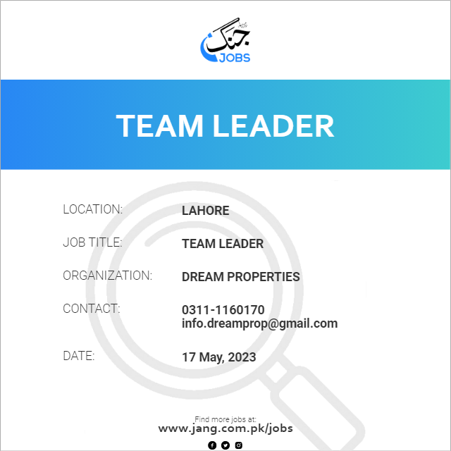 Team Leader