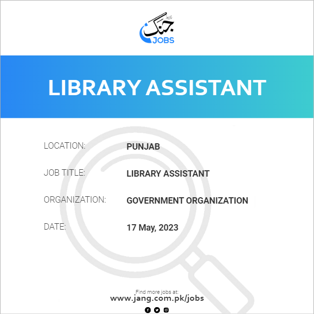 Library Assistant