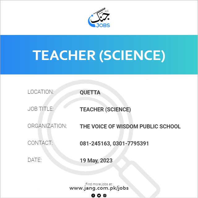 Teacher (Science)