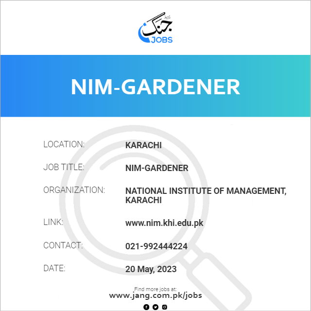 NIM-Gardener