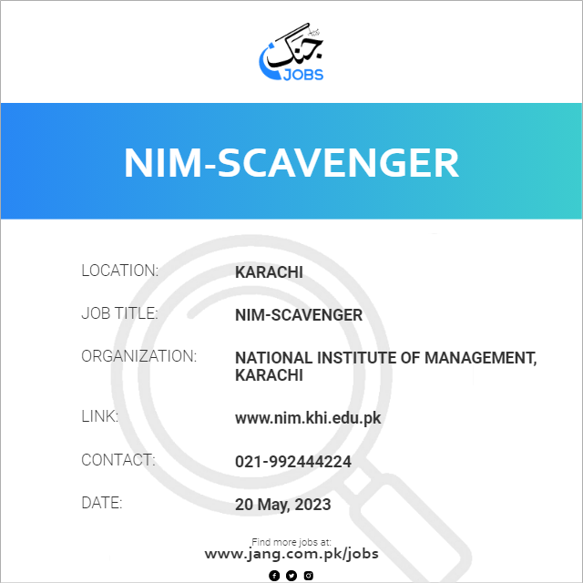 NIM-Scavenger