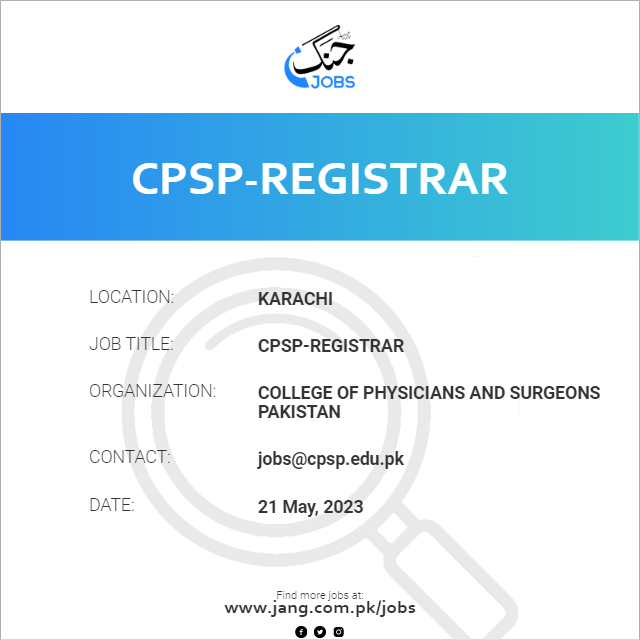 CPSP-Registrar