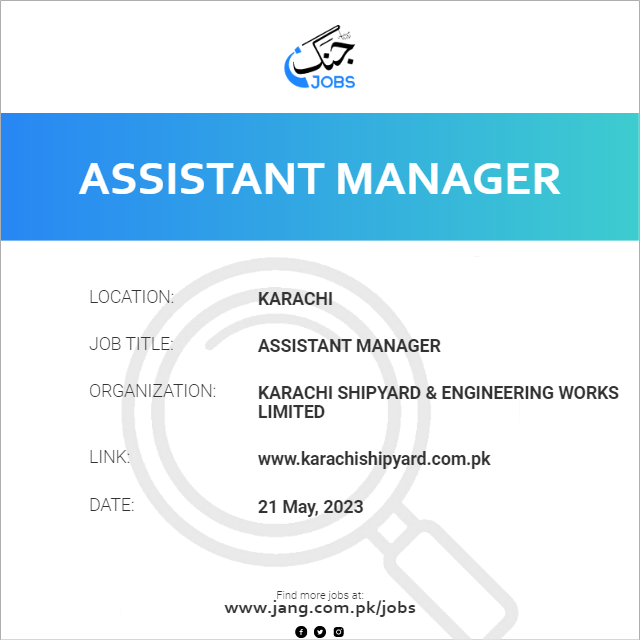 Assistant Manager