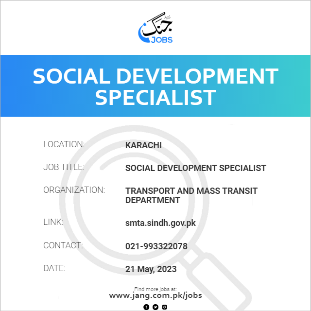 Social Development Specialist