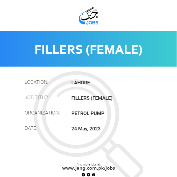 Fillers (Female)