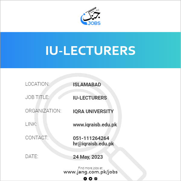 IU-Lecturers