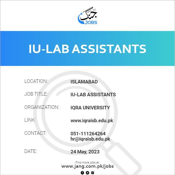 IU-Lab Assistants