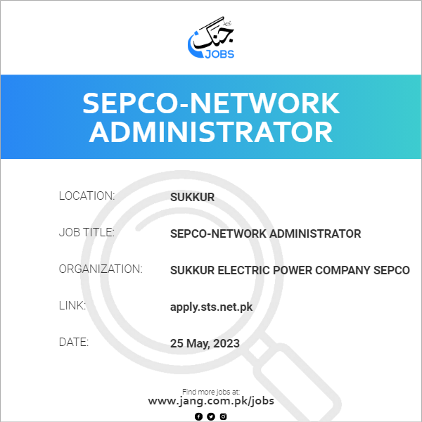 SEPCO-Network Administrator 