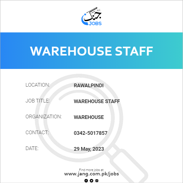 Warehouse Staff