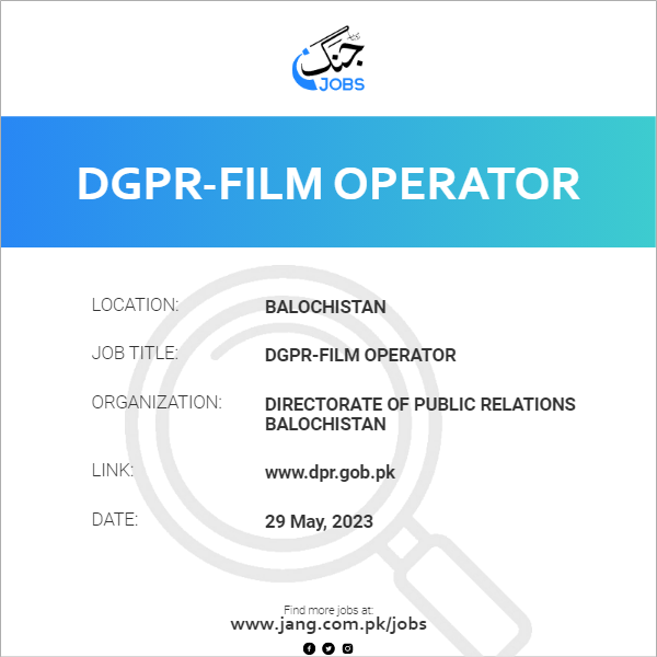 DGPR-Film Operator