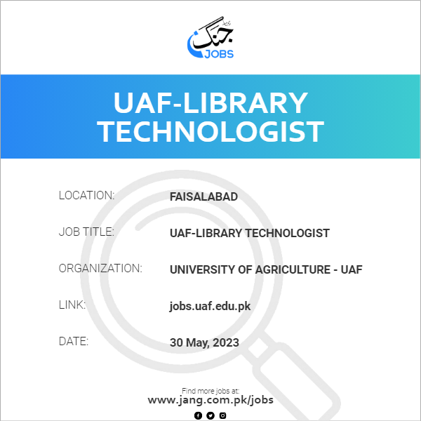 UAF-Library Technologist