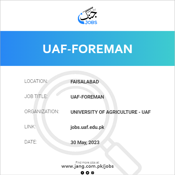 UAF-Foreman 