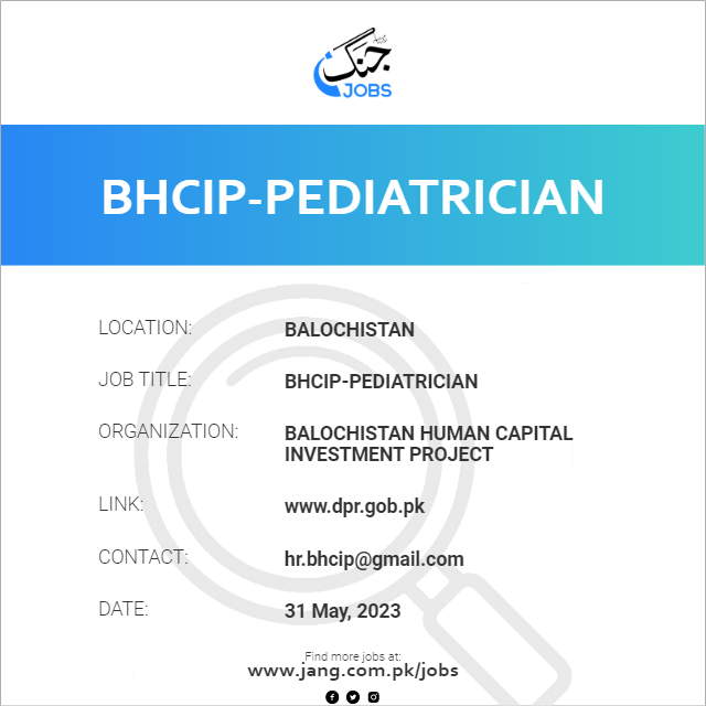 BHCIP-Pediatrician