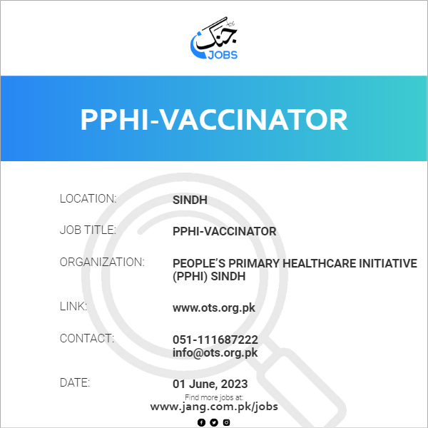 PPHI-Vaccinator