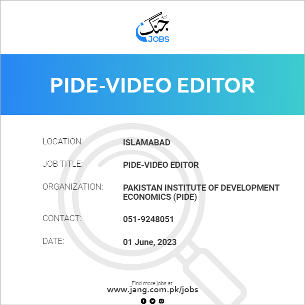 PIDE-Video Editor