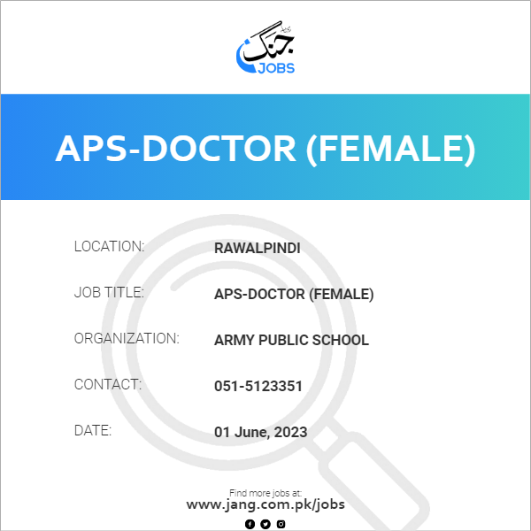 APS-Doctor (Female)