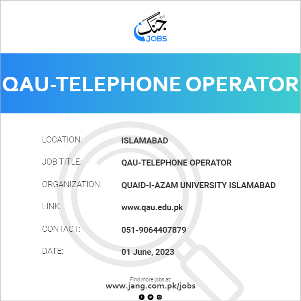 QAU-Telephone Operator
