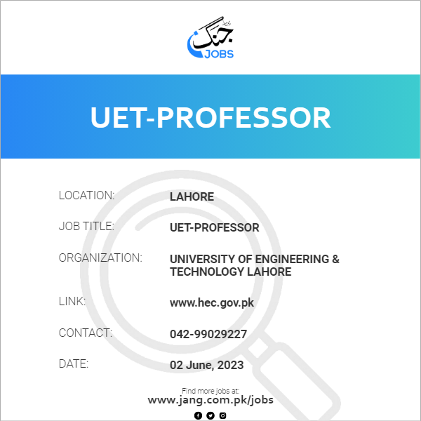 UET-Professor