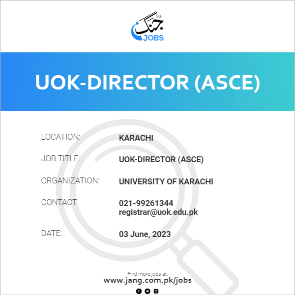 UOK-Director (ASCE)