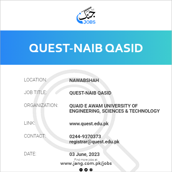 QUEST-Naib Qasid