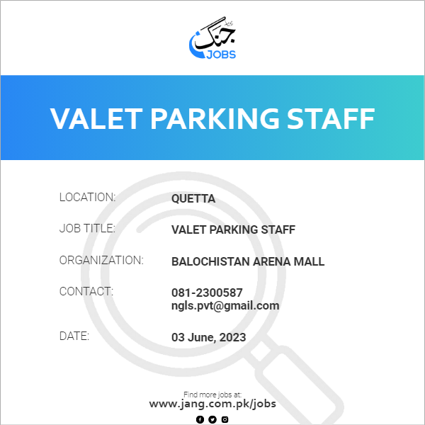 Valet Parking Staff