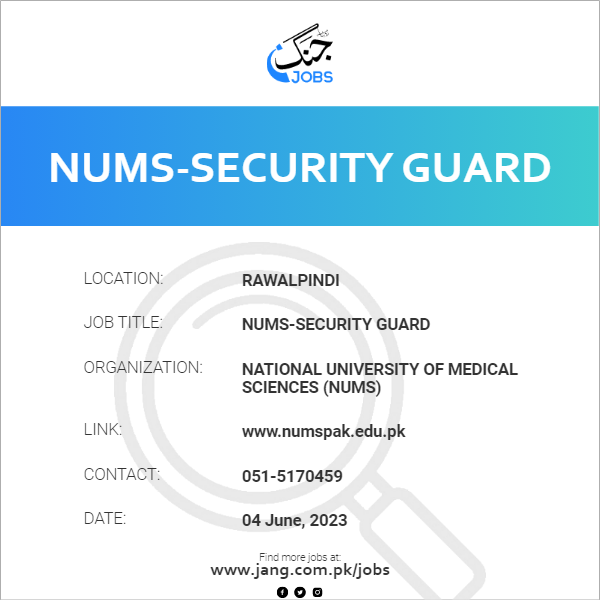 NUMS-Security Guard