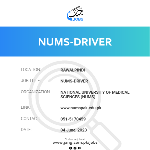 NUMS-Driver