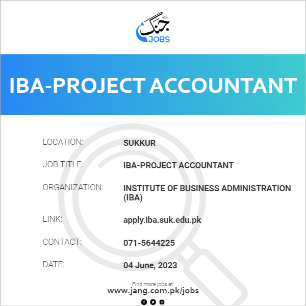 IBA-Project Accountant