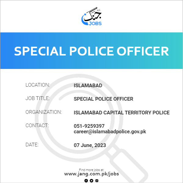 Special Police Officer
