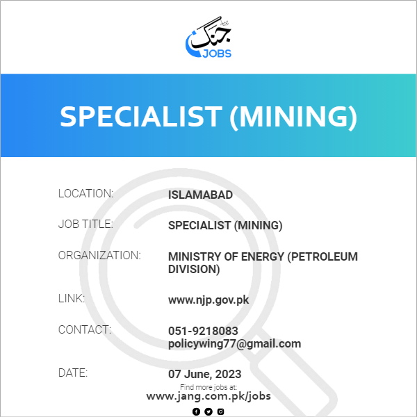 Specialist (Mining)