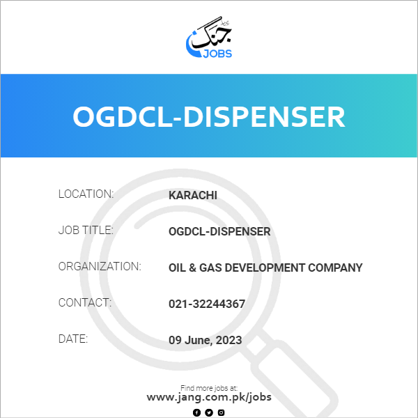 OGDCL-Dispenser