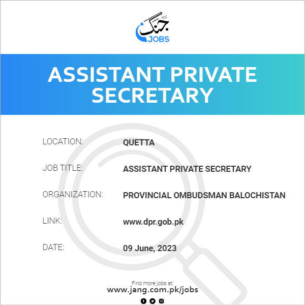 Assistant Private Secretary