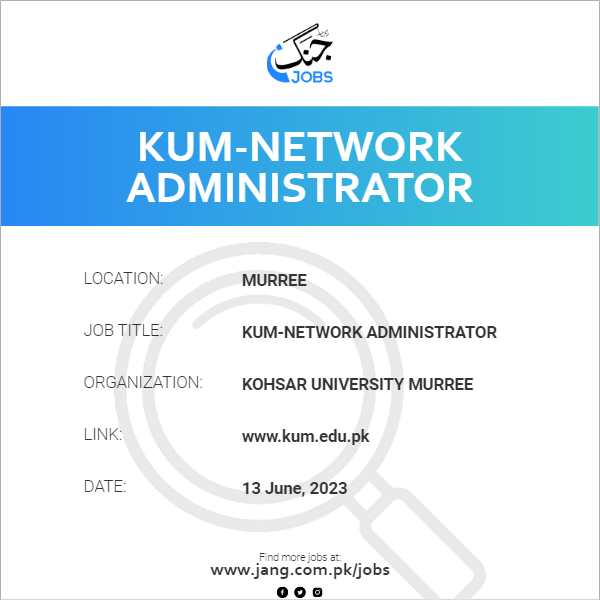 KUM-Network Administrator