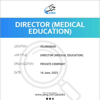 Director (Medical Education)