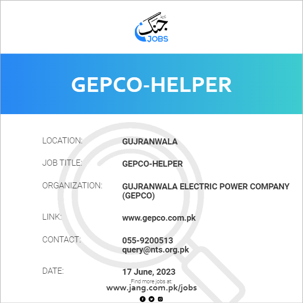 GEPCO-Helper