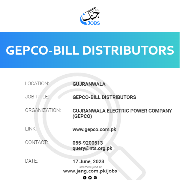 GEPCO-Bill Distributors