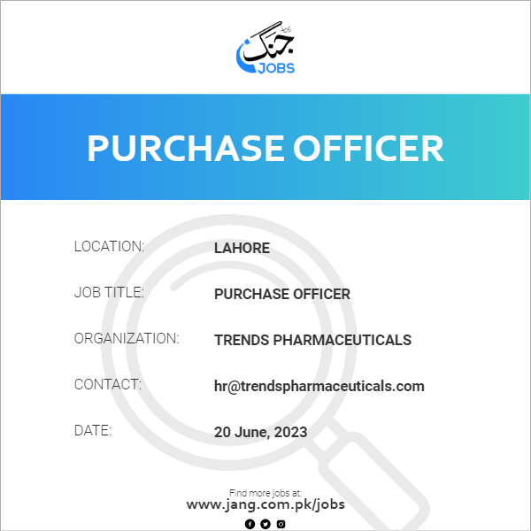 Purchase Officer