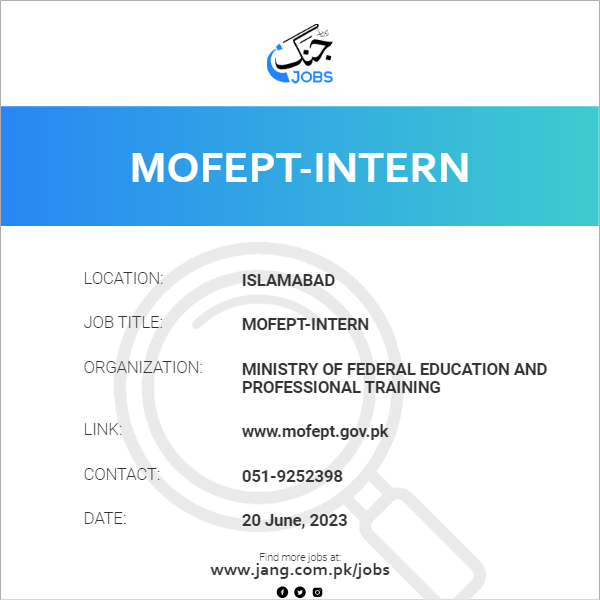 MOFEPT-Intern