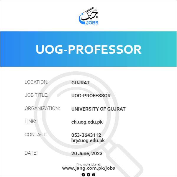 UOG-Professor