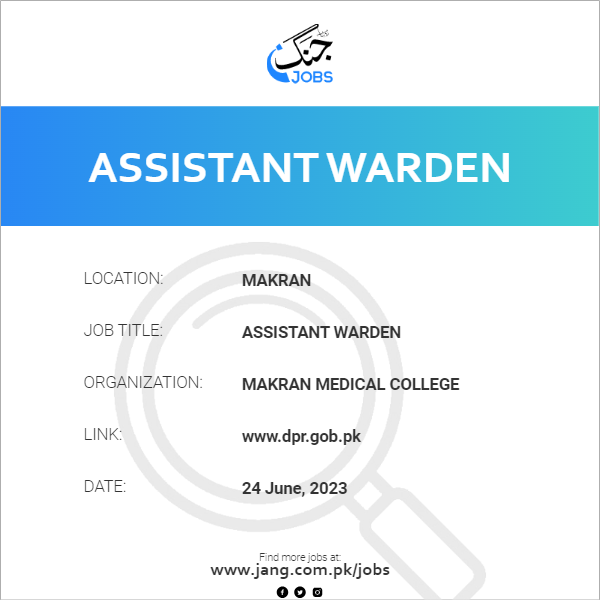 Assistant Warden 