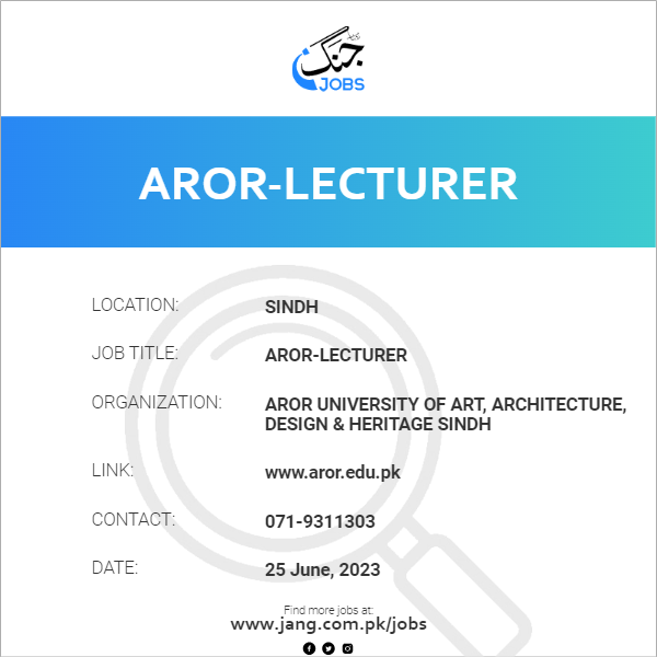 AROR-Lecturer