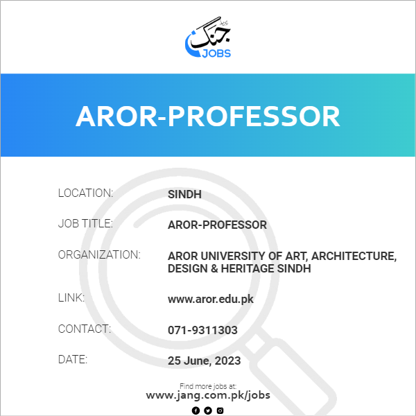AROR-Professor