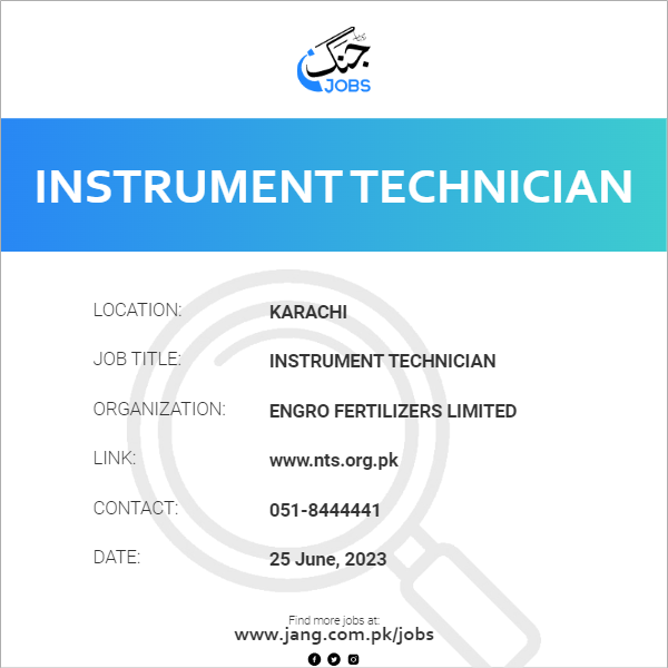 Instrument Technician