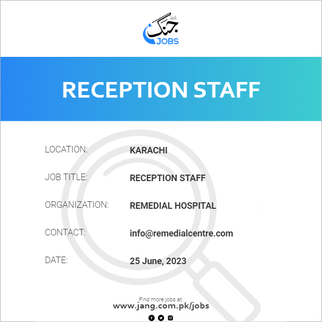 Reception Staff