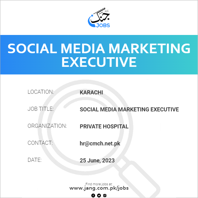 Social Media Marketing Executive