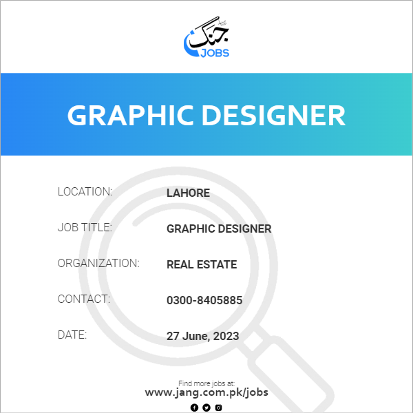 Graphic Designer