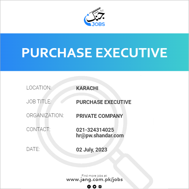 Purchase Executive